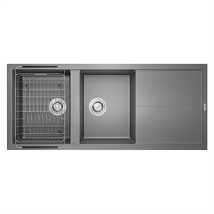 Chậu rửa bát đá Konox Granite Livello Smart 1160 Grey
