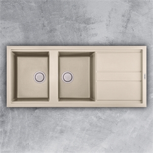Chậu đá rửa chén Malloca BIANCO G-50062