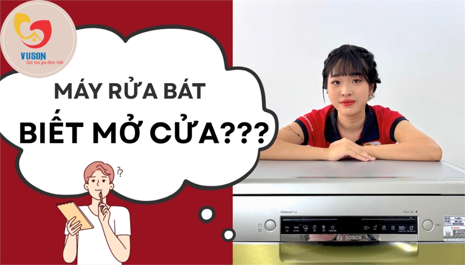 Máy rửa bát Bosch SMS4ECI14E Serie 4 – Trợ thủ thông minh cho căn bếp hiện đại