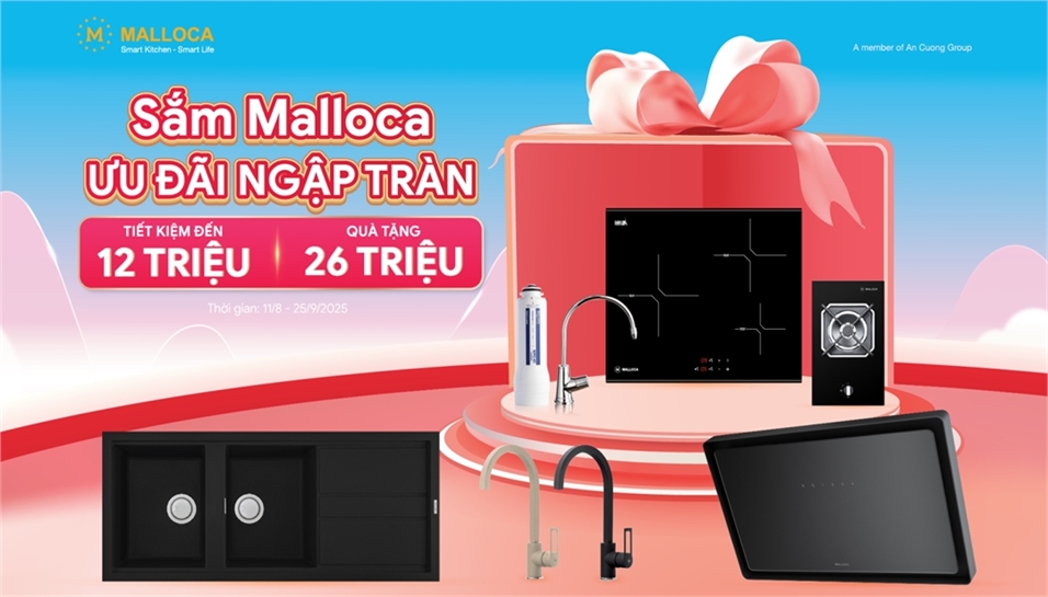 SẮM MALLOCA - ƯU ĐÃI NGẬP TRÀN CÙNG SIÊU THỊ BẾP VŨ SƠN