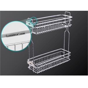 Kệ đựng gia vị nan dẹt GrandX XS.15S