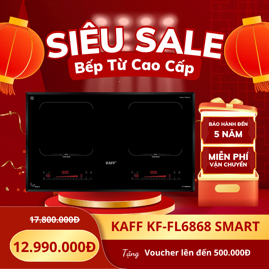 Bếp từ đôi KAFF KF-FL6868 SMART