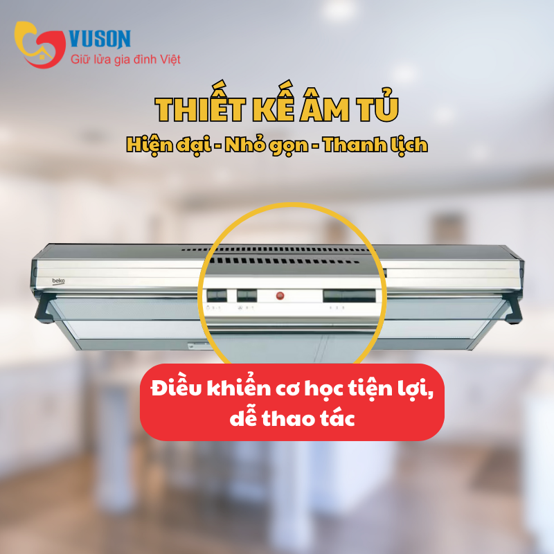 Máy hút mùi Beko CFB9433XH