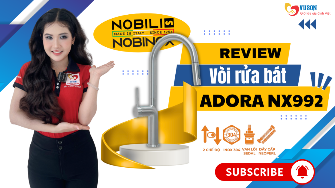 Nobinox Adora NX992: Vòi Dây Rút Lõi Sedal Có Xứng Không?