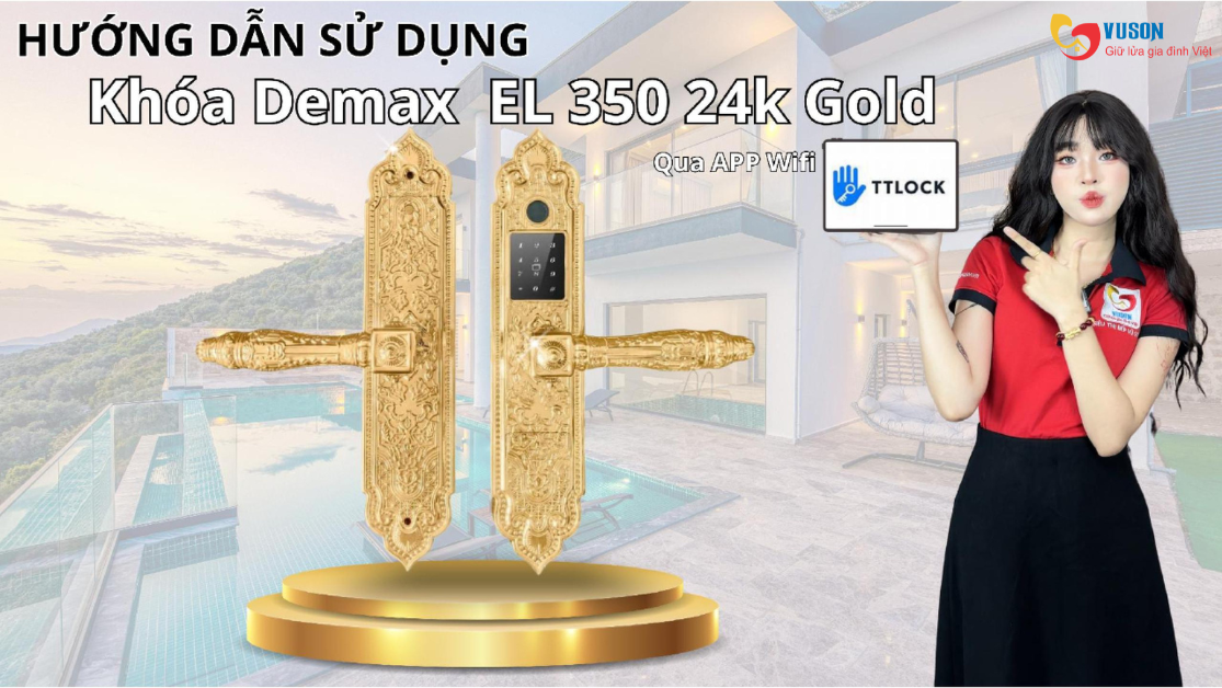 Hướng Dẫn Sử Dụng Khóa Điện Tử Demax EL350 Chi Tiết Nhất