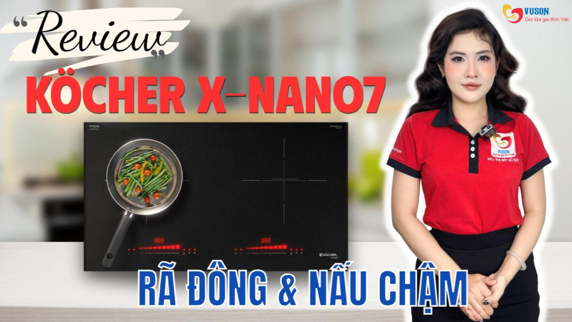 Bếp Từ Kocher X-Nano 7 – Siêu Phẩm Mặt Kính Chống Xước Độc Quyền Đáng Chú Ý