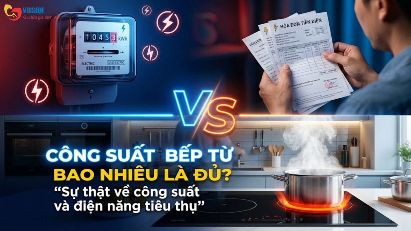 Công Suất Bếp Từ Bao Nhiêu Là Đủ? Chọn Đúng Ngay Lần Đầu