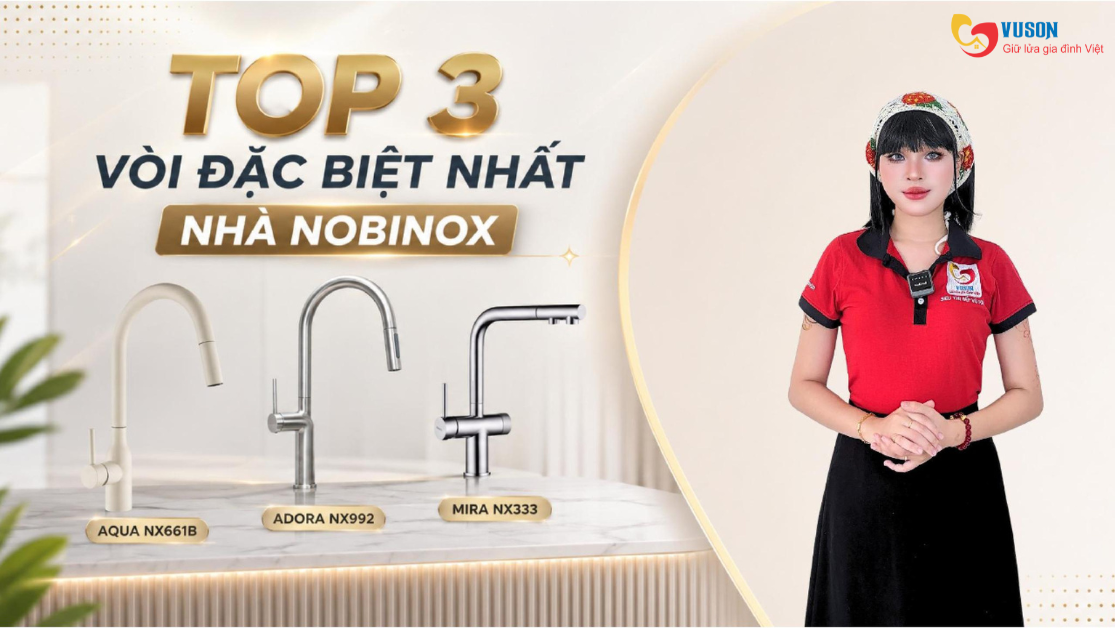 Top Vòi Rửa Bát Nobinox Đáng Mua: NX661B, NX992 Hay NX333?