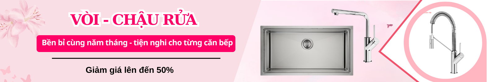 Chậu rửa - Vòi rửa