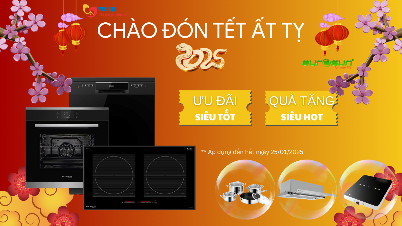 CHÀO ĐÓN TẾT ẤT TỴ CÙNG DEAL HOT EUROSUN