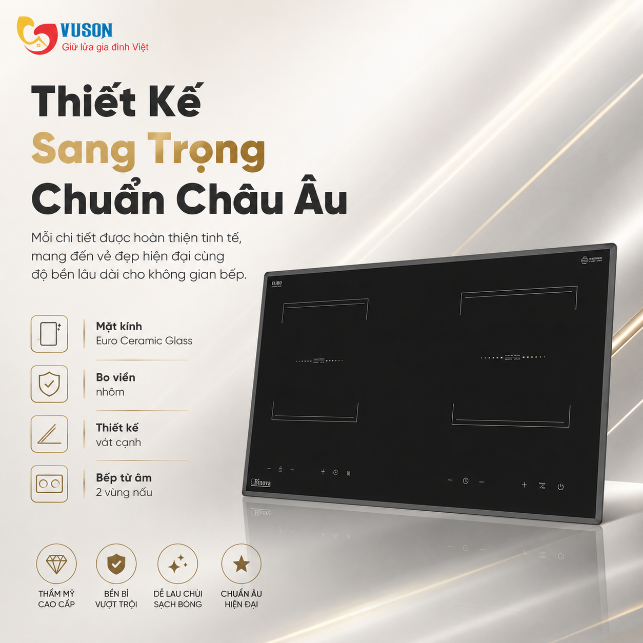Bếp từ Binova BI-166Plus