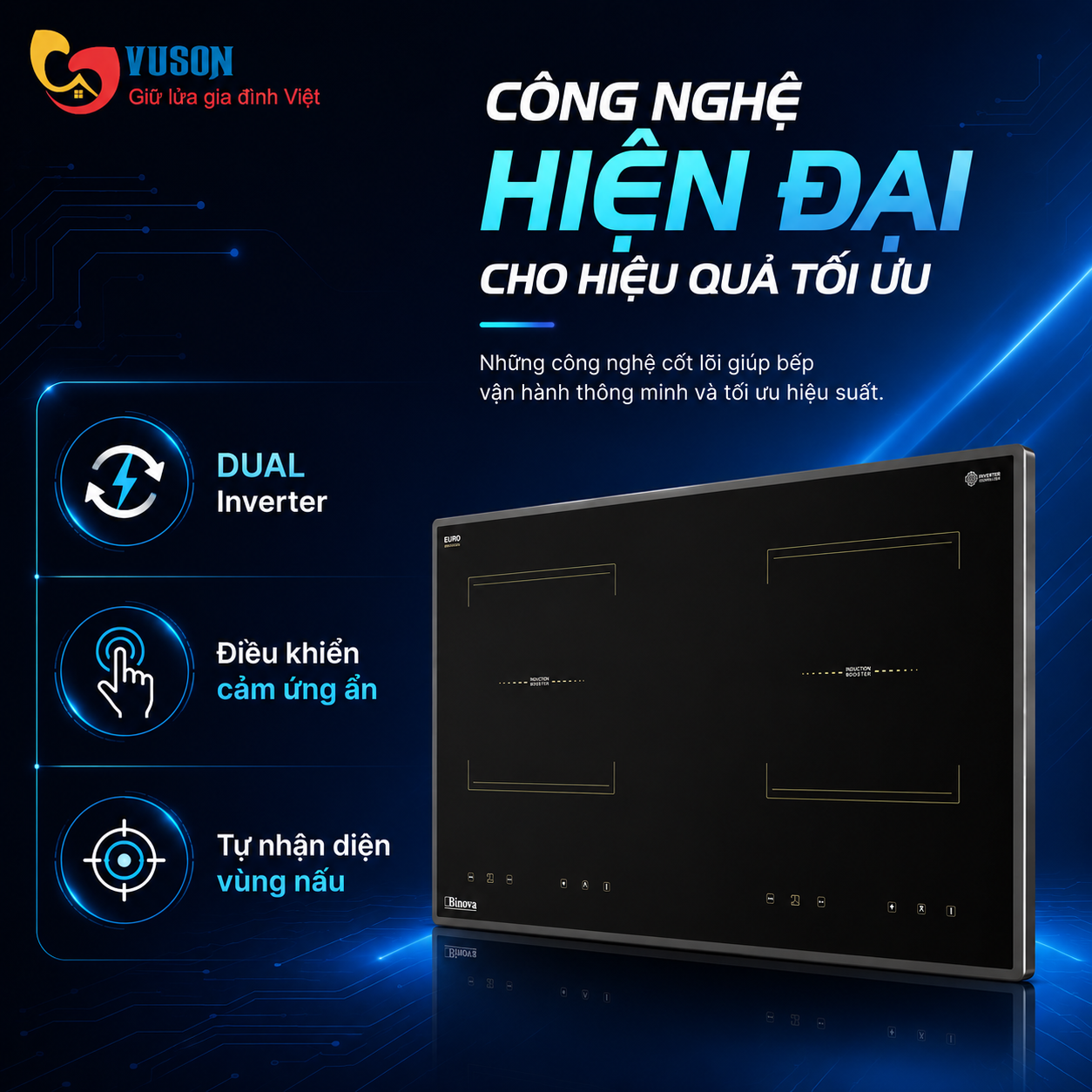 Bếp từ Binova BI-188Plus