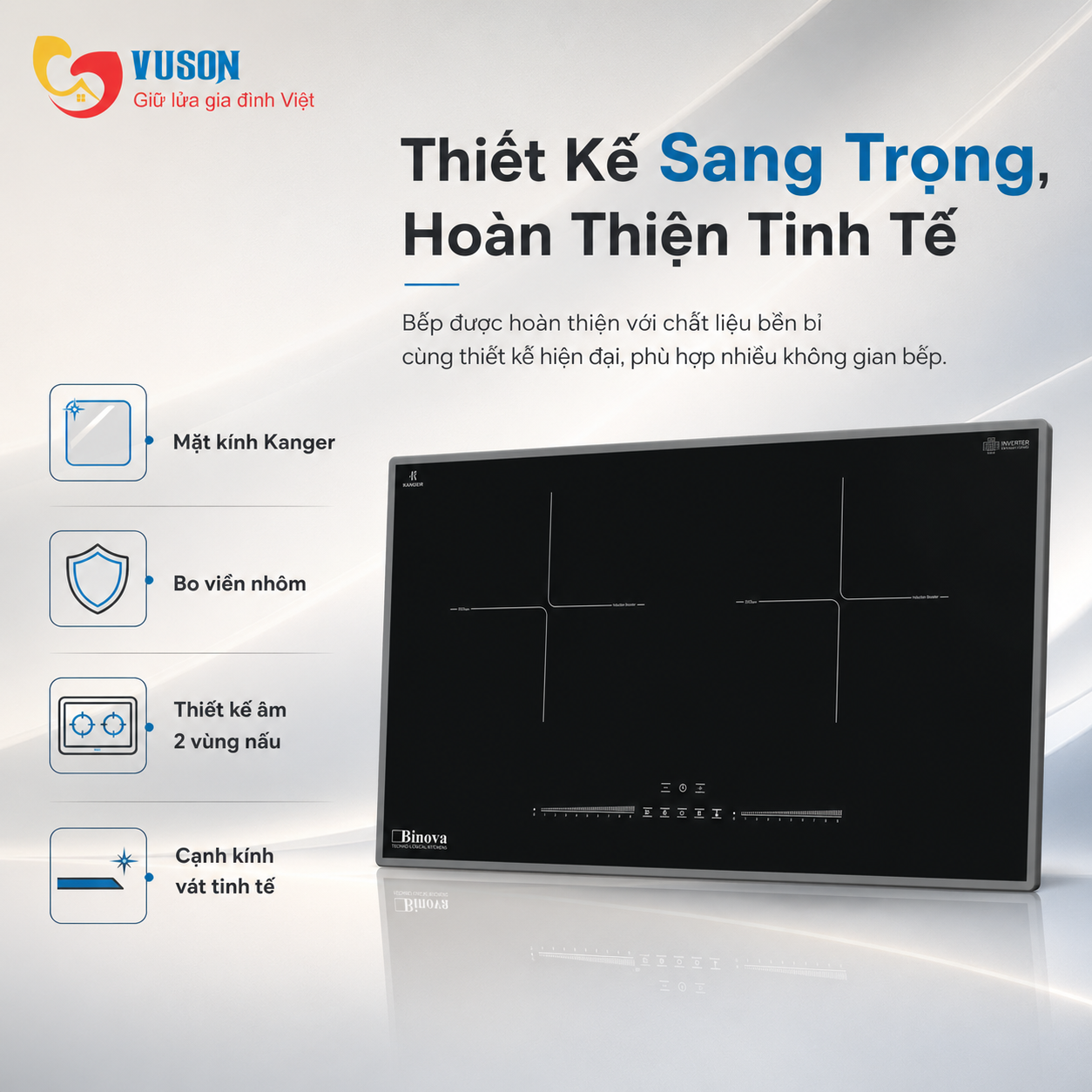 Bếp từ Binova BI-590Plus Series 6