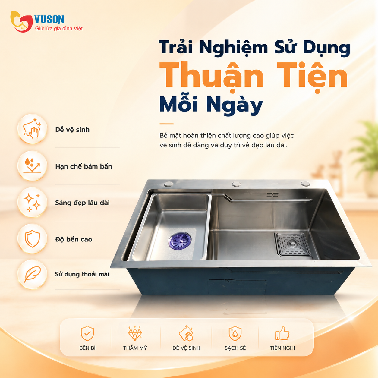 Chậu rửa bát Binova CBI-7846