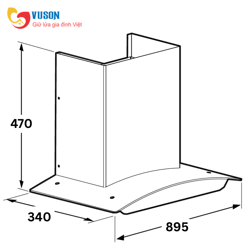 MÁY HÚT MÙI KÍNH CONG BOSCH DWA98IJ60I SERI 4 90CM