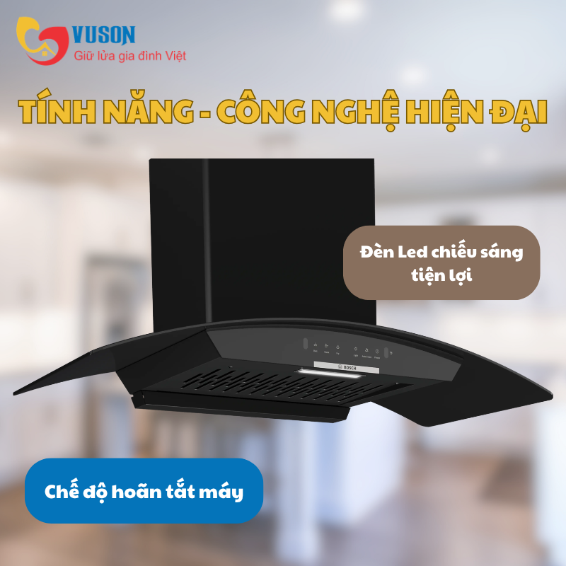 MÁY HÚT MÙI KÍNH CONG BOSCH DWA98IJ60I SERI 4 90CM