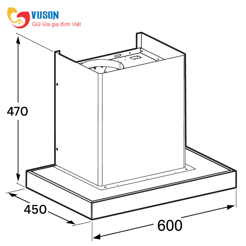MÁY HÚT MÙI ÁP TƯỜNG BOSCH DWB68IJ60I SERI 4 60CM