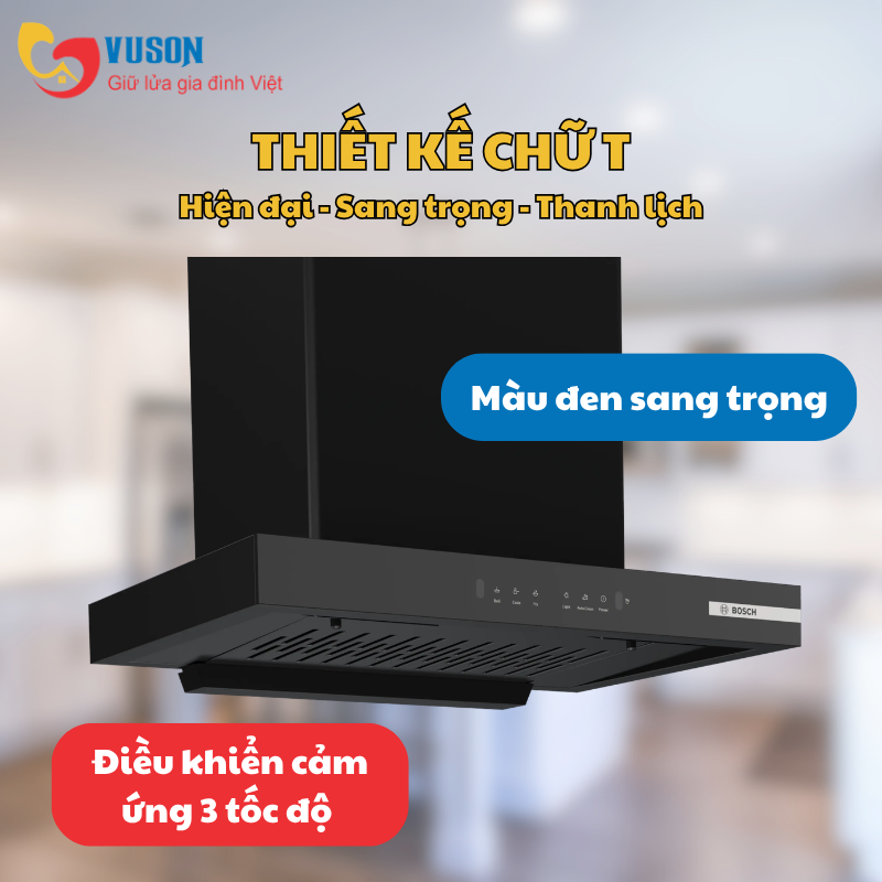 MÁY HÚT MÙI ÁP TƯỜNG BOSCH DWB68IJ60I SERI 4 60CM