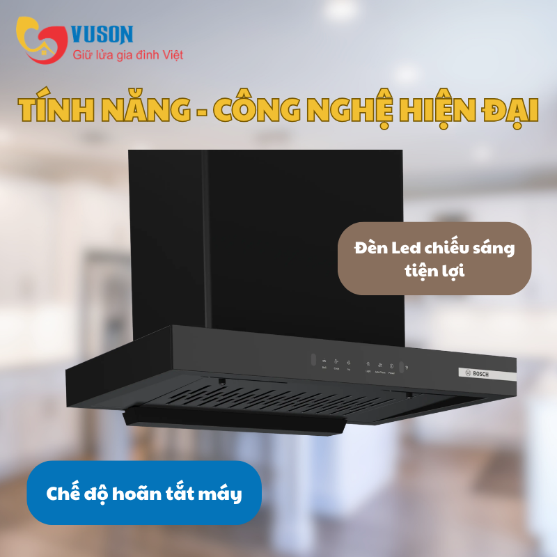 MÁY HÚT MÙI ÁP TƯỜNG BOSCH DWB68IJ60I SERI 4 60CM