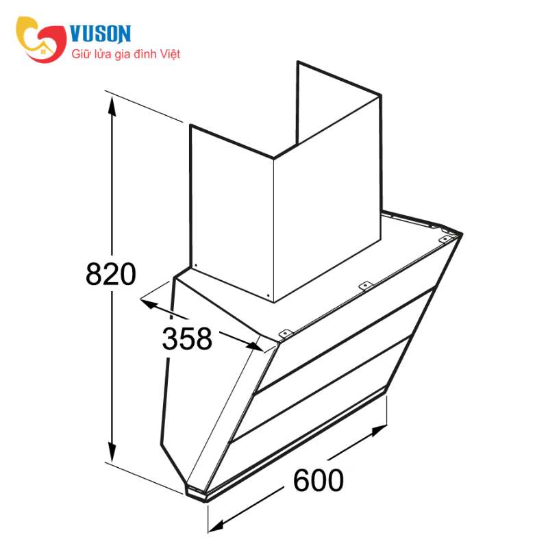 MÁY HÚT MÙI KÍNH VÁT BOSCH DWK68IJ60I SERI 4 60CM