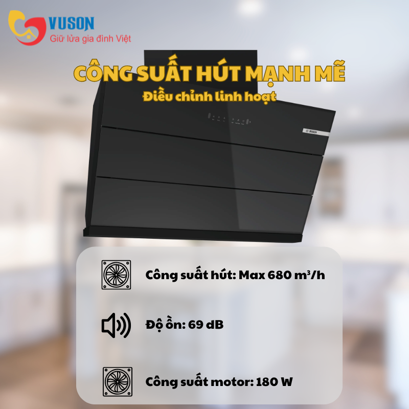 MÁY HÚT MÙI KÍNH VÁT BOSCH DWK98IJ60I SERI 4 90CM