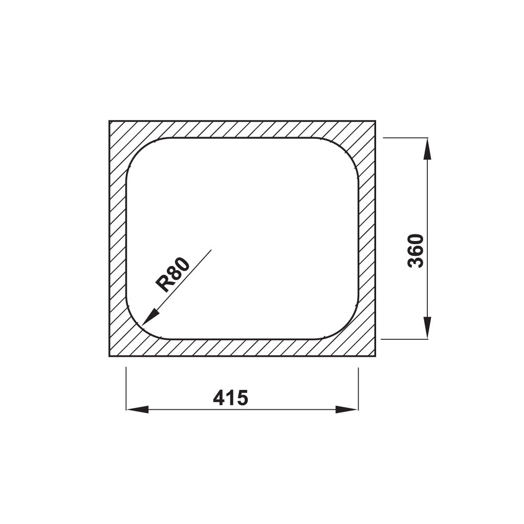 Chậu rửa Hafele Roma HS20-SSN1R50 567.24.000