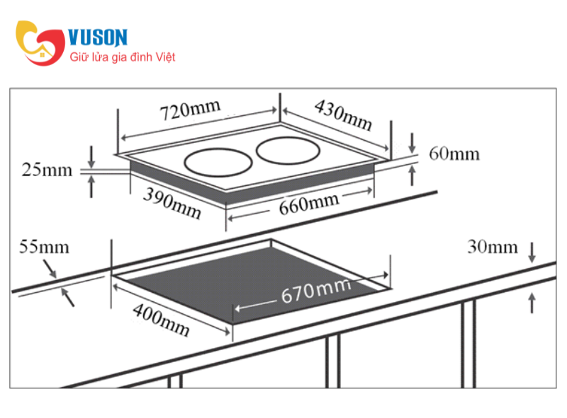 Bếp từ đôi Chef's EH-DIH369 PRO