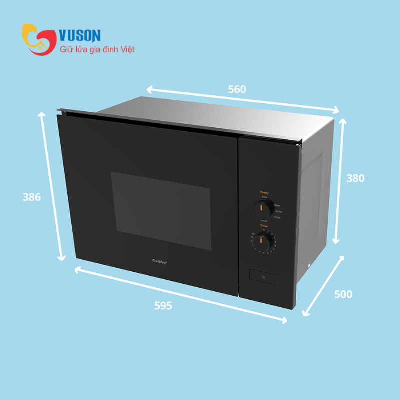 Lò vi sóng âm tủ Comfee CMW-S20KB