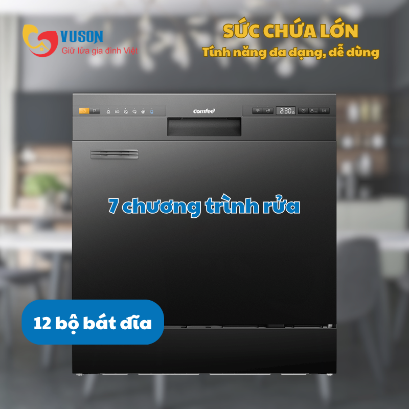 Máy rửa bát Comfee CDW-10F60TB