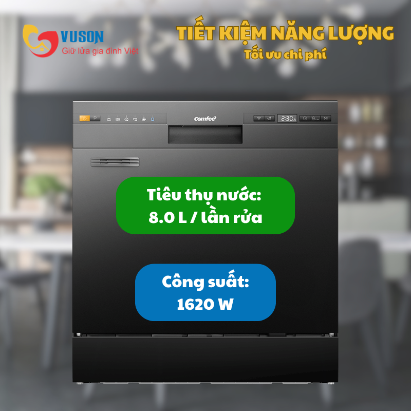 Máy rửa bát Comfee CDW-10F60TB