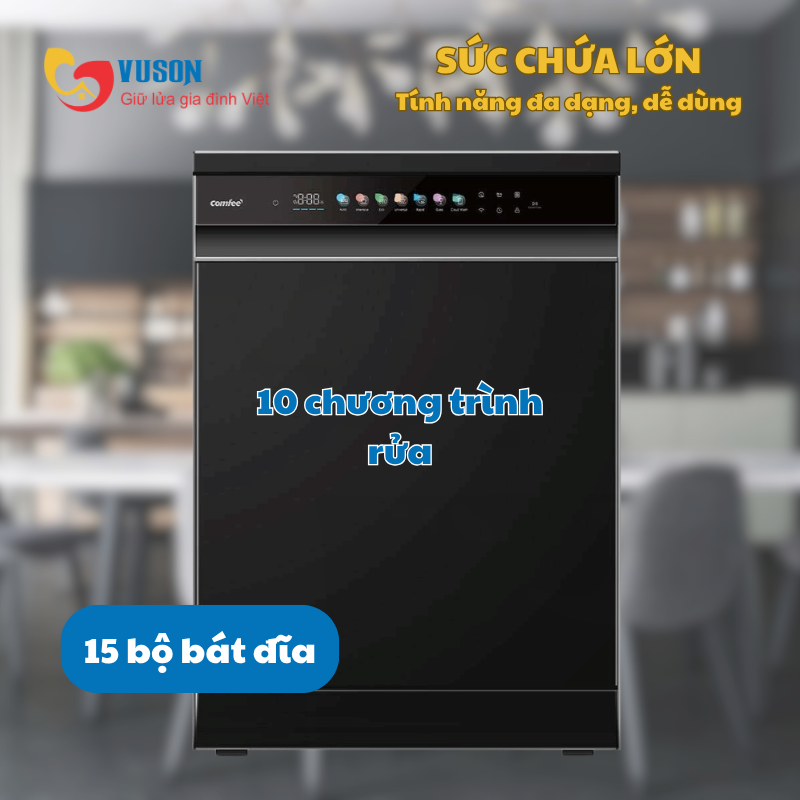 Máy rửa bát Comfee CDWEF1533GB-WU-VN