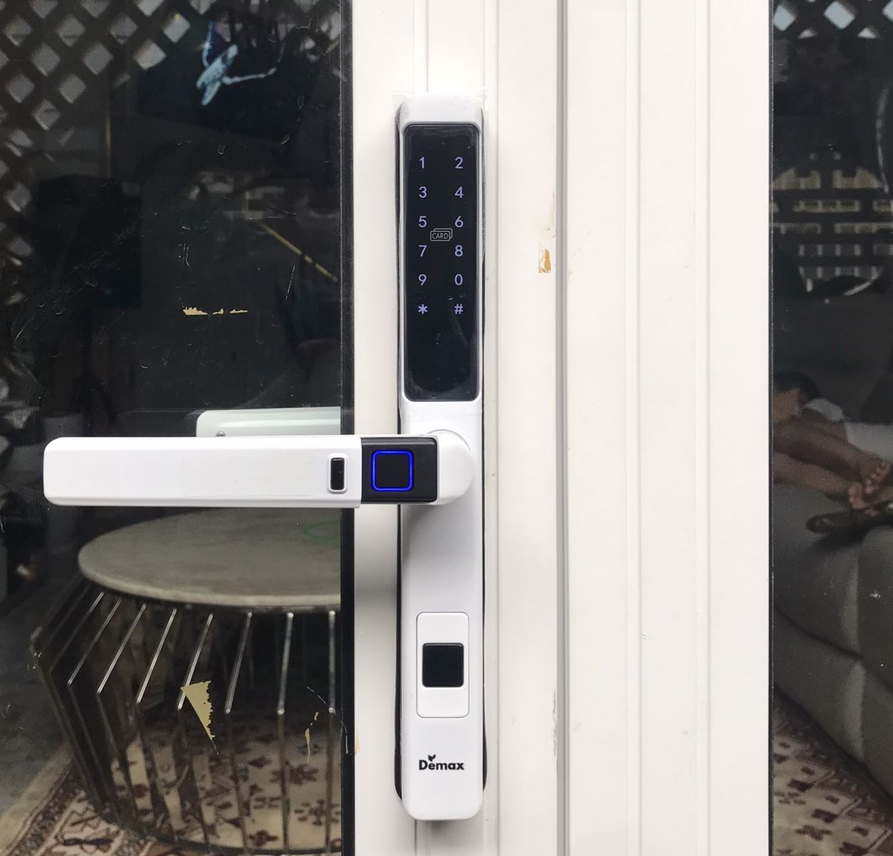 Khóa chống nước cửa nhôm Demax SL601 PW - App Wifi