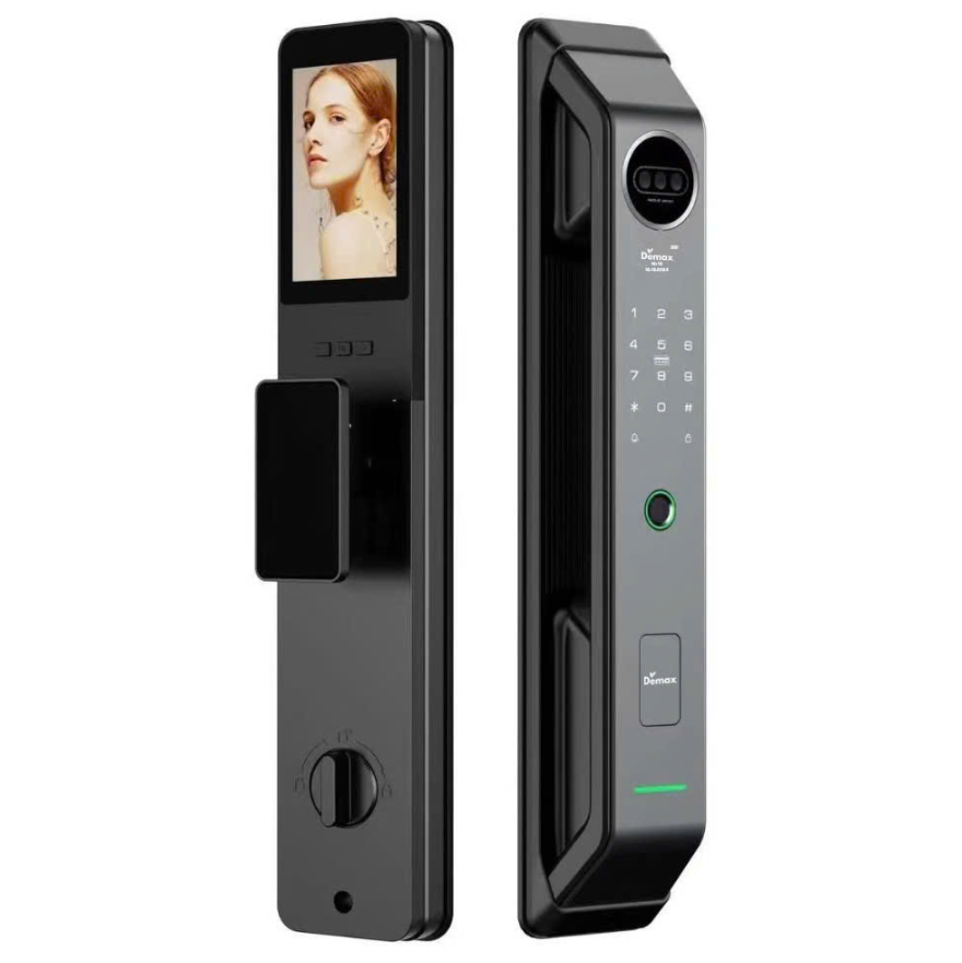 Khoá cửa vân tay Demax SL915 AG Face ID, App wifi