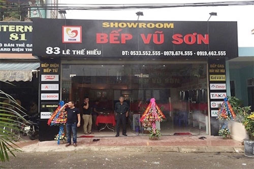 Showroom thiết bị nhà bếp Vũ Sơn Quảng Trị