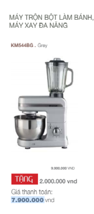 máy xay đa năng Brandt siêu giảm giá cuối năm sản phẩm máy trộn bột làm bánh, máy xay đa năng