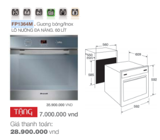 lò nướng Giảm giá đến 7 triệu đồng nhiều model lò nướng đa năng của Brandt