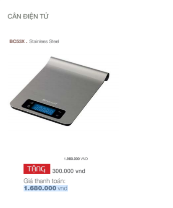 cân điện tử brandt Mua cân điện tử Brandt với giá cực rẻ tại Vũ Sơn