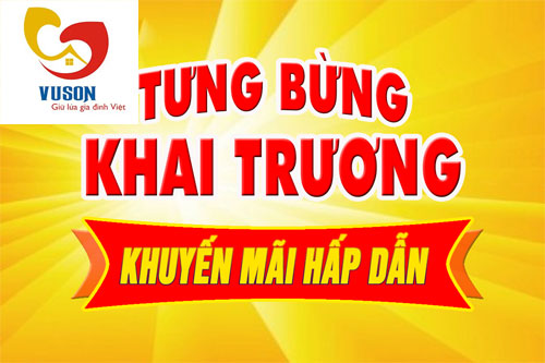 Các chương trình khuyến mại nhân dịp khai trương bếp Vũ Sơn Kim Ngưu