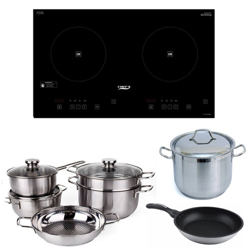 Bếp từ Chefs EH-DIH 2000A giảm giá 10% và tặng bộ nồi giá trị