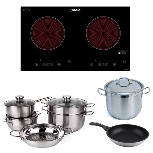 Mua bếp Chefs EH-DHL2000A tặng bộ nồi cao cấp
