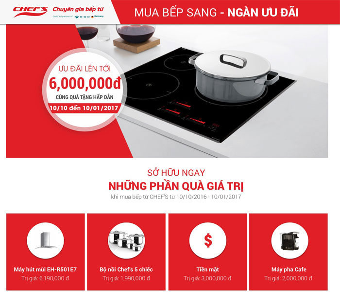 khuyến mại 5 lý do nên mua thiết bị nhà bếp tại Bếp Vũ Sơn- Bắc Giang