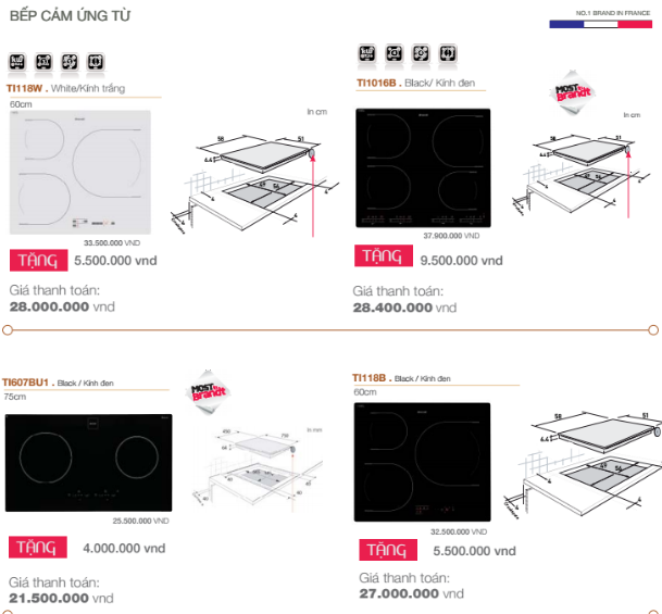 bếp brandt Bếp Vũ Sơn – Bắc Giang khai trương: ưu đãi “vàng” các sản phẩm thiết bị nhà bếp Brandt