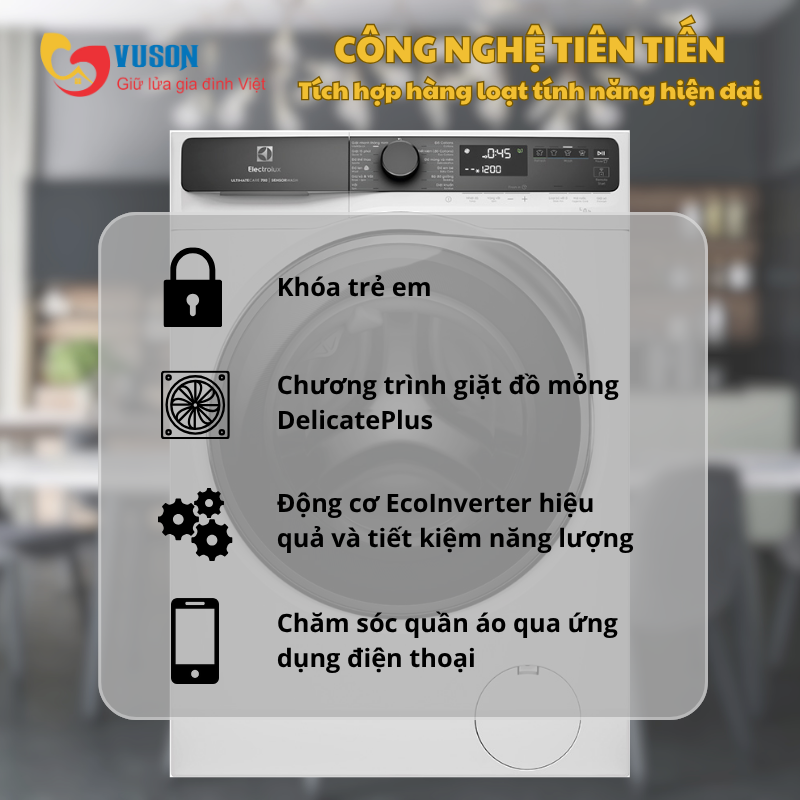 Máy giặt Electrolux EWF1343R7WC