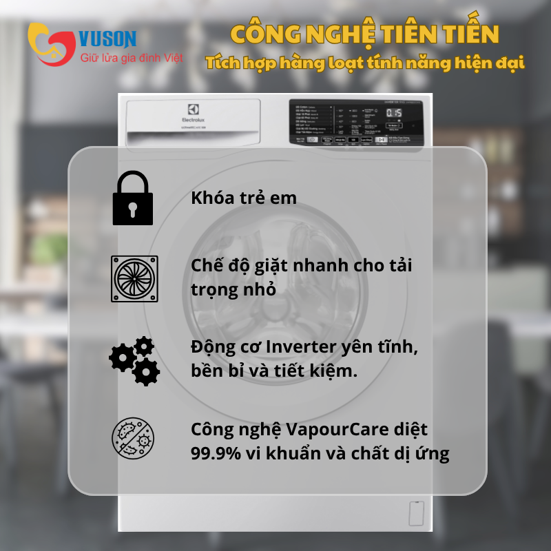Máy giặt Electrolux EWF9025DQWB