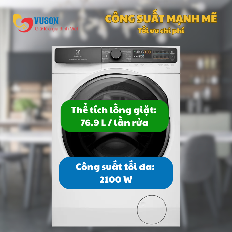 Máy giặt sấy Electrolux EWW1343R7WC