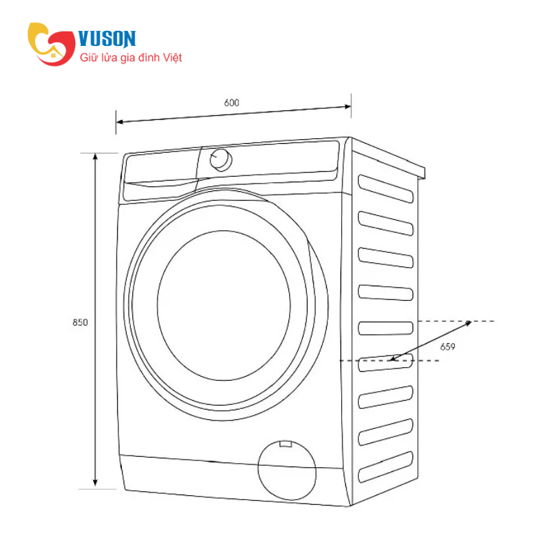 Máy giặt sấy Electrolux EWW1343R7WC