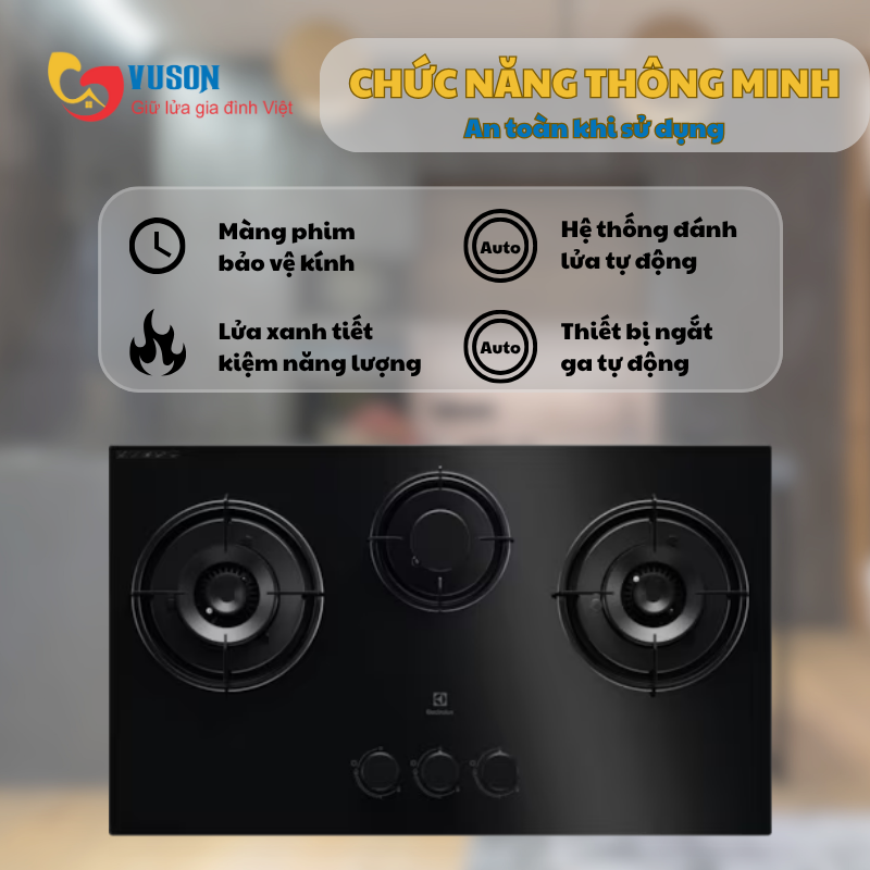 Bếp gas âm Electrolux EHG7303BF
