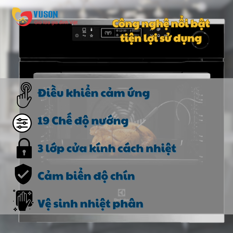 Lò nướng âm tủ Electrolux KOCBP21XA