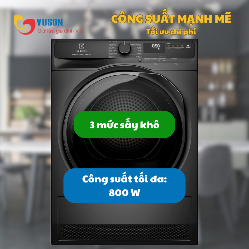 Máy sấy quần áo Electrolux EDH803J5SC