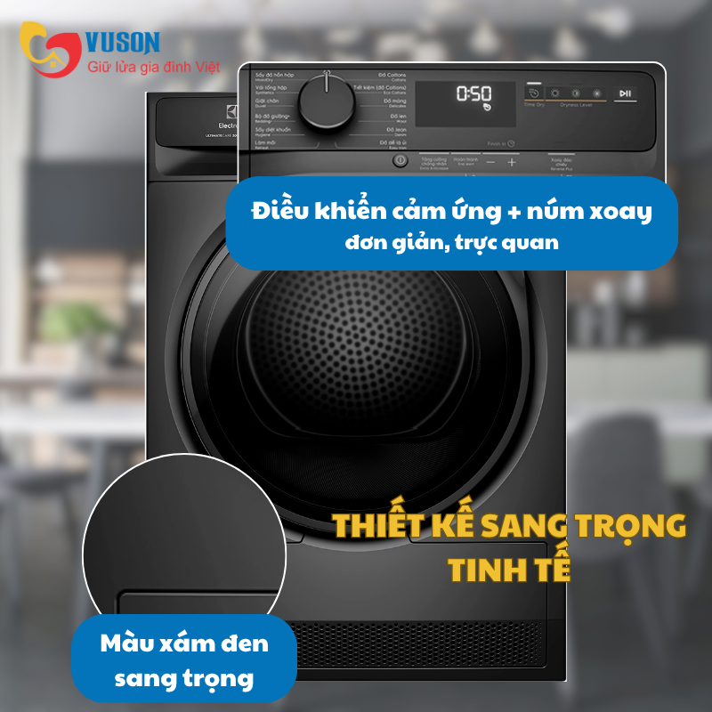 Máy sấy quần áo Electrolux EDH803J5SC